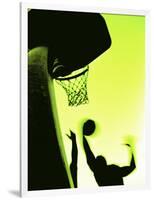 Basketball Silhouette-null-Framed Photographic Print