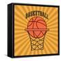 Basketball Sport Design-Jemastock-Framed Stretched Canvas