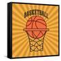 Basketball Sport Design-Jemastock-Framed Stretched Canvas