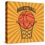 Basketball Sport Design-Jemastock-Stretched Canvas