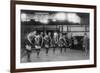 Basketball Team Learns to Dance Photograph - Washington, DC-Lantern Press-Framed Art Print