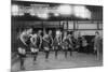 Basketball Team Learns to Dance Photograph - Washington, DC-Lantern Press-Mounted Art Print