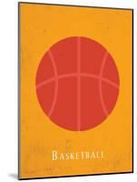 Basketball-null-Mounted Art Print