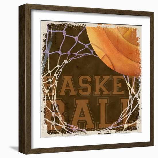 Basketball-null-Framed Giclee Print