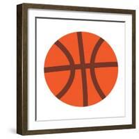 Basketball-Jace Grey-Framed Art Print