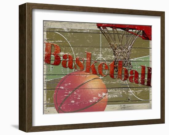 Basketball-Karen Williams-Framed Giclee Print