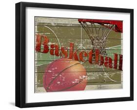 Basketball-Karen Williams-Framed Giclee Print