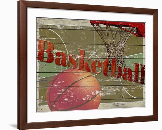 Basketball-Karen Williams-Framed Giclee Print