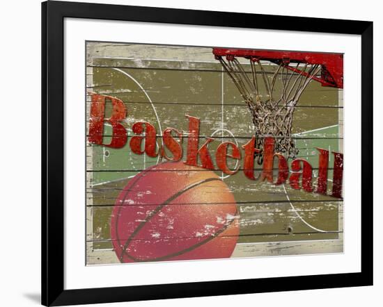 Basketball-Karen Williams-Framed Giclee Print