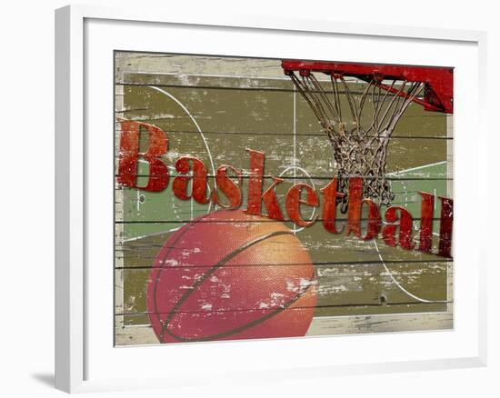 Basketball-Karen Williams-Framed Giclee Print