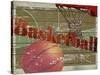 Basketball-Karen Williams-Stretched Canvas