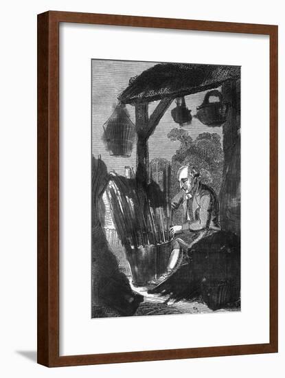 Basketmaker 1827-null-Framed Art Print