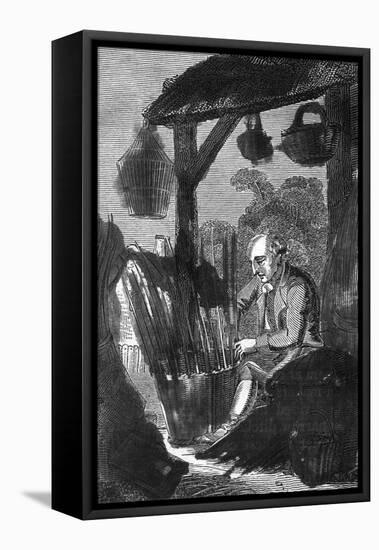 Basketmaker 1827-null-Framed Stretched Canvas