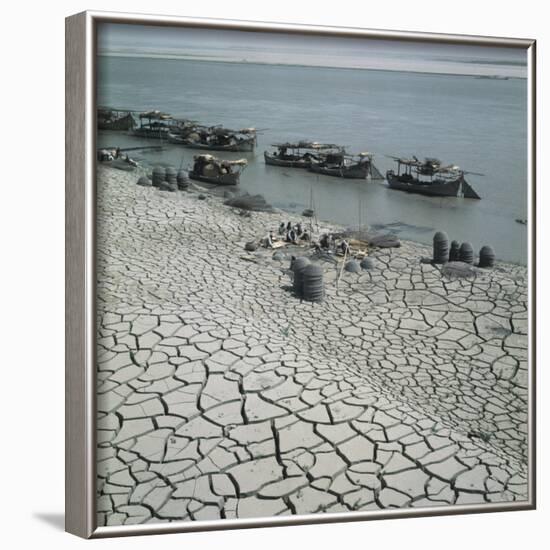 Basketmakers on the Shores of the Indus River-Paul Almasy-Framed Photographic Print