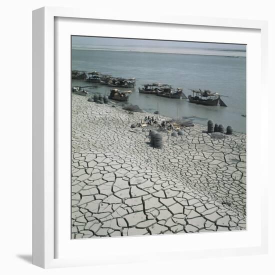 Basketmakers on the Shores of the Indus River-Paul Almasy-Framed Photographic Print
