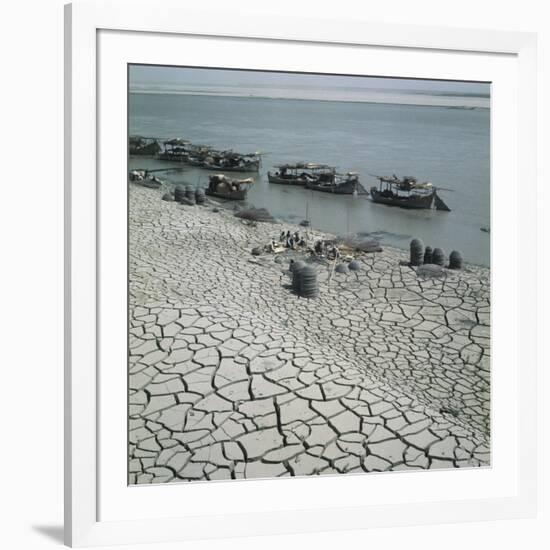 Basketmakers on the Shores of the Indus River-Paul Almasy-Framed Photographic Print