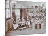 Basketry Workshop at Elm Lodge Residential School for Elder Blind Girls, London, 1908-null-Mounted Photographic Print