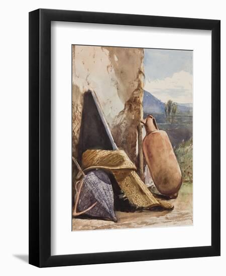 Baskets and Amphora-Giacinto Gigante-Framed Premium Giclee Print