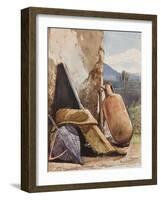 Baskets and Amphora-Giacinto Gigante-Framed Giclee Print