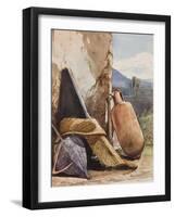 Baskets and Amphora-Giacinto Gigante-Framed Giclee Print