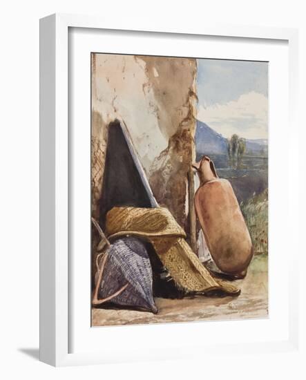 Baskets and Amphora-Giacinto Gigante-Framed Giclee Print