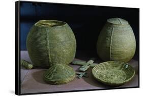 Baskets and Support Plate, Ca 1450 BC-null-Framed Stretched Canvas