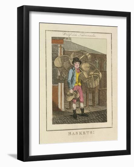 Baskets!, Cries of London, 1804-William Marshall Craig-Framed Giclee Print