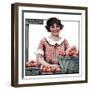"Baskets of Peaches,"August 4, 1923-Katherine R. Wireman-Framed Giclee Print