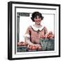 "Baskets of Peaches,"August 4, 1923-Katherine R. Wireman-Framed Giclee Print