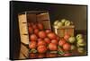 Baskets of Plums-Levi Wells Prentice-Framed Stretched Canvas