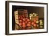 Baskets of Plums-Levi Wells Prentice-Framed Giclee Print