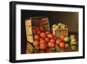 Baskets of Plums-Levi Wells Prentice-Framed Giclee Print