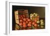 Baskets of Plums-Levi Wells Prentice-Framed Giclee Print