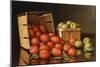 Baskets of Plums-Levi Wells Prentice-Mounted Giclee Print