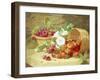 Baskets of Strawberries, Raspberries and Convolvulus-Eloise Harriet Stannard-Framed Giclee Print