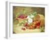 Baskets of Strawberries, Raspberries and Convolvulus-Eloise Harriet Stannard-Framed Giclee Print