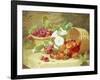 Baskets of Strawberries, Raspberries and Convolvulus-Eloise Harriet Stannard-Framed Giclee Print