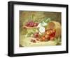 Baskets of Strawberries, Raspberries and Convolvulus-Eloise Harriet Stannard-Framed Giclee Print