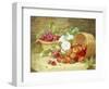 Baskets of Strawberries, Raspberries and Convolvulus-Eloise Harriet Stannard-Framed Giclee Print