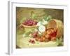 Baskets of Strawberries, Raspberries and Convolvulus-Eloise Harriet Stannard-Framed Giclee Print