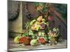 Baskets of Summer Fruits-William Hammer-Mounted Giclee Print