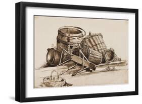 Baskets-Achille Vianelli-Framed Giclee Print