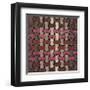 Basketweave Ovals (Red)-Susan Clickner-Framed Giclee Print