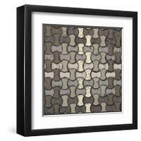 Basketweave Ovals-Susan Clickner-Framed Giclee Print