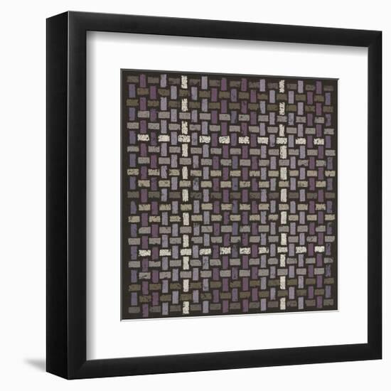 Basketweave Straight - Plum-Susan Clickner-Framed Giclee Print