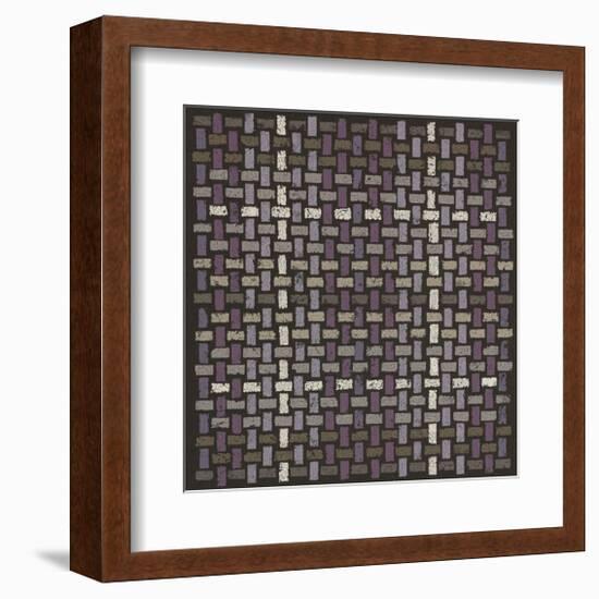 Basketweave Straight - Plum-Susan Clickner-Framed Giclee Print