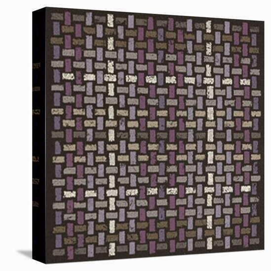 Basketweave Straight - Plum-Susan Clickner-Stretched Canvas