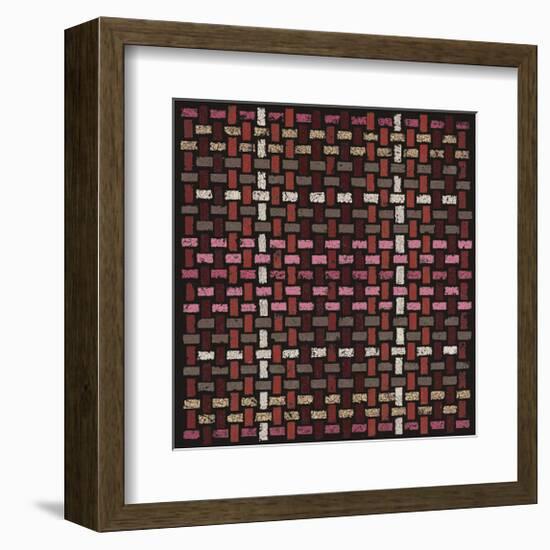 Basketweave Straight (Red)-Susan Clickner-Framed Giclee Print