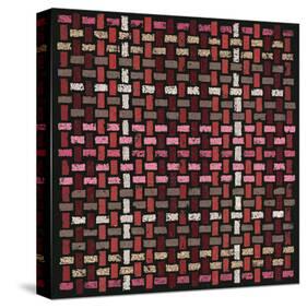 Basketweave Straight (Red)-Susan Clickner-Stretched Canvas