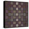 Basketweave Triple Play - Plum-Susan Clickner-Stretched Canvas